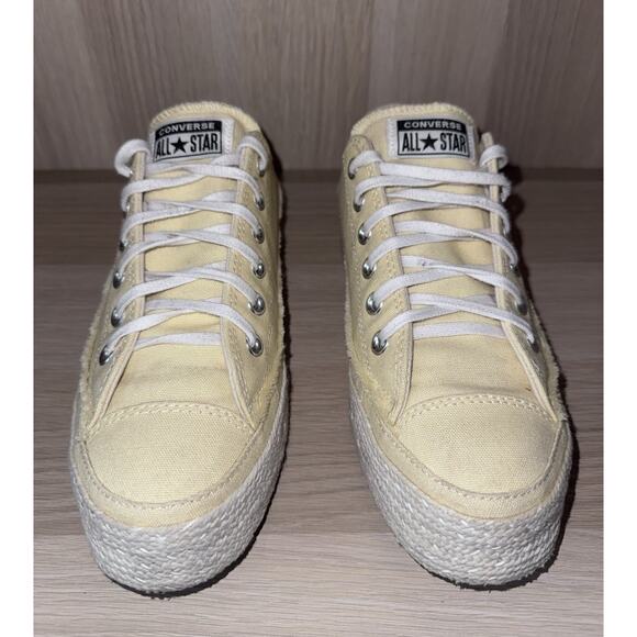CONVERSE CHUCK TAYLOR ALL STAR ESPADRILLE (Yellow) Women’s Size 9 - Picture 3 of 11